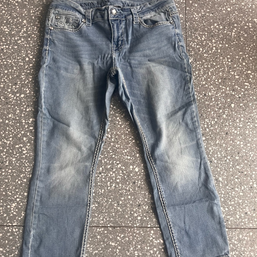 Knox Rose Light Blue Skinny Jeans